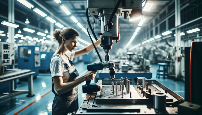 An Image Showing Effective Ergonomics with Tool Balancers